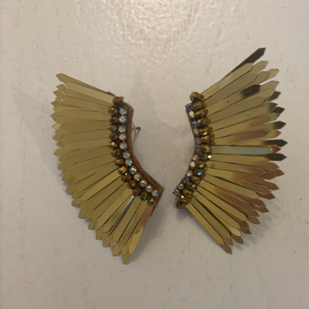 Gold Wing Earrings